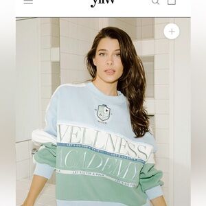 Yllw the Label Varisty Wellness Oversized Sweatshirt